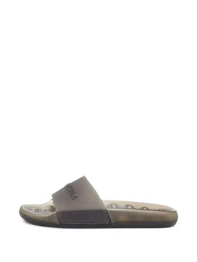 Pre-owned Balenciaga Pool Slides In Grey