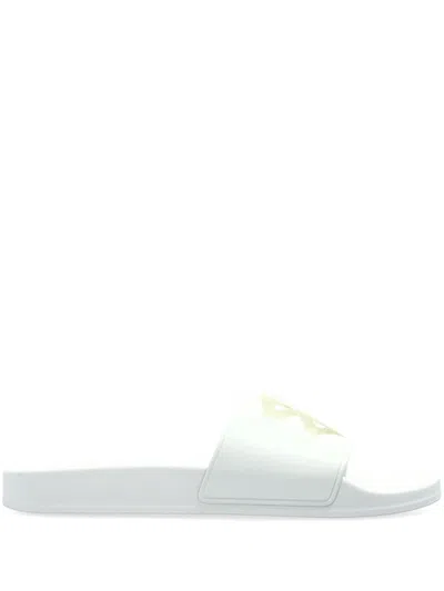 Balenciaga Pool Slides In White