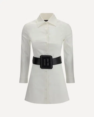 BALENCIAGA POPLIN SHIRT MINI DRESS