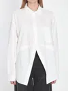 Balenciaga Hourglass-shape Long-sleeved Shirt In White
