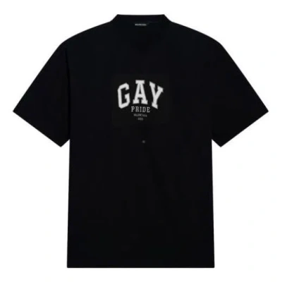 Balenciaga Pride T-shirt Boxy Fit 'black'