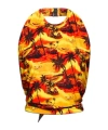 Balenciaga Printed Camisole Tank Top In Yellow