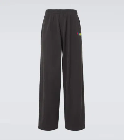 BALENCIAGA PRINTED COTTON JERSEY SWEATPANTS