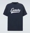 Balenciaga Medium Fit Luxury Cotton T-shirt In Black