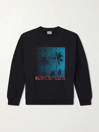 Balenciaga Sweatshirt Crew Neck Front Logo Long Sleeves In Multi