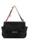 Balenciaga Printed Leather Medium Darling Shoulder Bag In Black