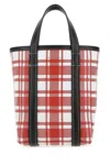 Balenciaga Small Barbes Shopping Bag In Printed Leather