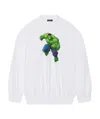 Balenciaga Printed Pattern Sweater In White