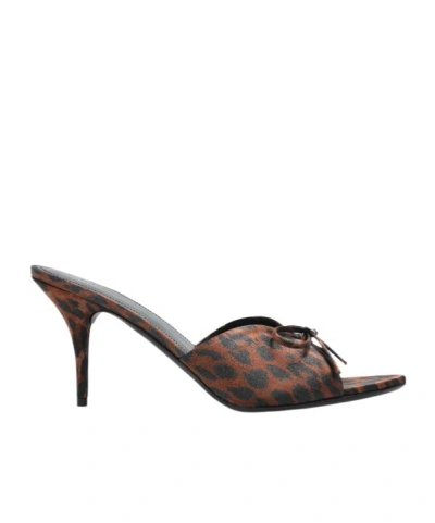 BALENCIAGA BALENCIAGA LEOPARD PRINTED KNIFE MULES