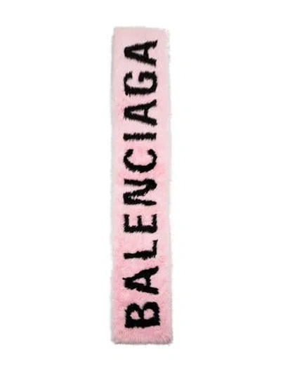 Pre-owned Balenciaga Printed Scarf In Multi