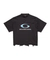 Balenciaga Printed T-shirt In Black