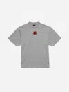 Balenciaga Short Sleeves Cotton Tee In Gray