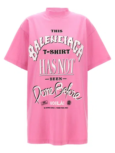 Balenciaga Printed T-shirt Pink