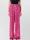 Balenciaga Silk Satin Pyjama Pants With Vibrant Pattern