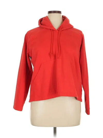 Pre-owned Balenciaga Pullover Hoodie In Red