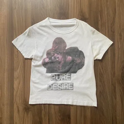 Pre-owned Balenciaga Pure Desire Underground Nastynovocaine Portrait Tee In White