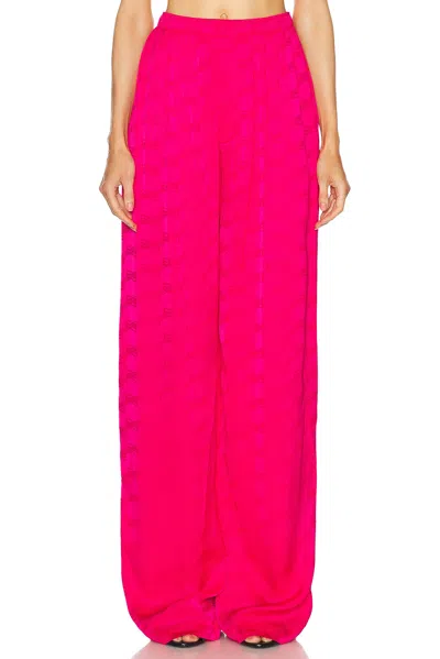 Balenciaga Pyjama Pant In Fuchsia