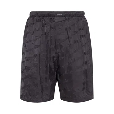 Pre-owned Balenciaga Pyjama Shorts 'charcoal' | Grey | Men's Size 44 In Gray