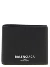 Balenciaga 'quadrato Credit' Wallet In Black