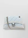 Balenciaga Quilted Denim Vintage Satchel In Blue