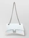 Balenciaga Quilted Fabric Shoulder Bag With Sliding Chain