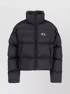 Balenciaga Quilted Jacket With High Collar And Pockets In Black