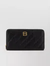 Balenciaga Quilted Wallet Rectangular Gold-tone Hardware