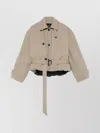 Balenciaga Deconstructed Cotton Twill Trench Coat