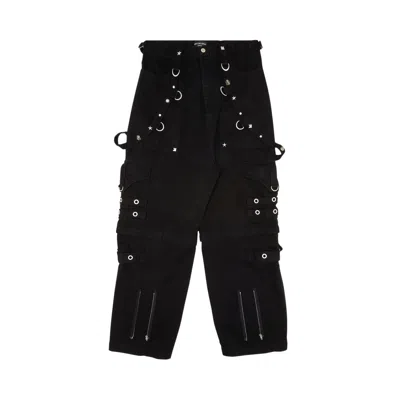 Pre-owned Balenciaga Raver Baggy Pants 'pitch Black'