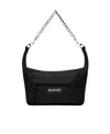 Balenciaga Raver Medium Shoulder Bag In Black