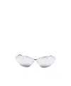 Balenciaga Razor Cat Cat-eye Frame Sunglasses In Black