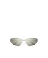 Balenciaga Bb0335s Mercury-linea Everyday 006 Sunglasses In Gray