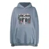 Balenciaga Real  Oversized Hoodie 'grey' In Blue
