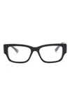 Balenciaga Rectangle-frame Glasses In Black