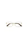 Balenciaga Rectangle-frame Glasses In Nude