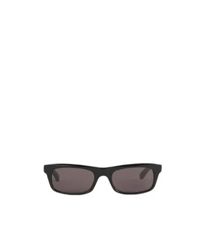 Balenciaga Rectangle-frame Sunglasses In Brown