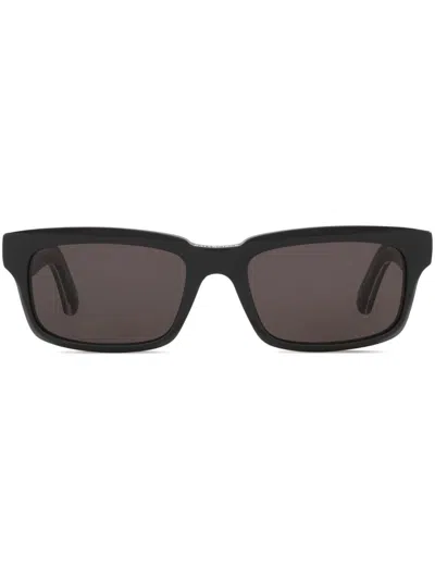 Balenciaga Rectangle-frame Sunglasses In Grey