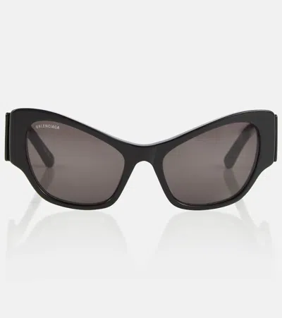 BALENCIAGA RECTANGULAR ACETATE SUNGLASSES