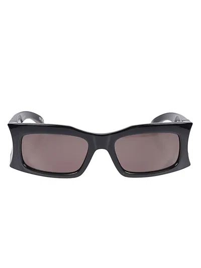 Balenciaga Black Everyday Rectangular Sunglasses