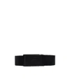 Balenciaga Rectangular Buckle Waist Belt In Black