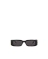 Balenciaga Rectangular Frame Bb Sunglasses In Black