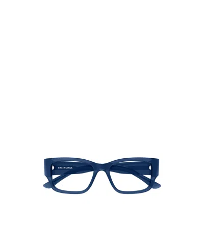 Balenciaga Rectangular-frame Flat Mirror In Blue