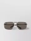 Balenciaga Rectangular Frame Sunglasses In Metal