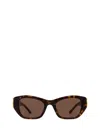 Balenciaga Rectangular Frame Sunglasses Sunglasses In Brown