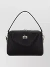 Balenciaga Rectangular Leather Handbag Top Handle In Black
