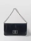 Balenciaga Small Leather Soft Flap Shoulder Bag