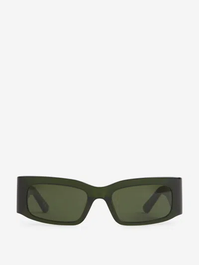 Balenciaga Rectangular Logo Sunglasses In Rectangular Design