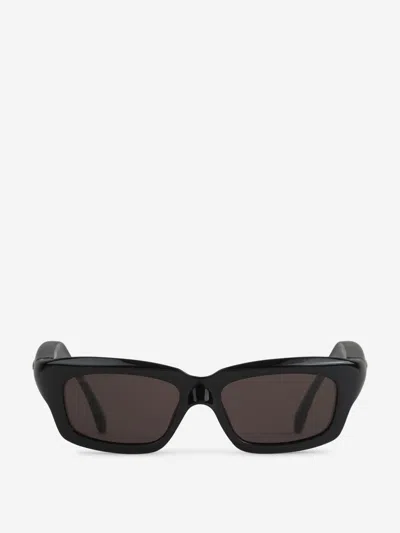 Balenciaga Rectangular Sunglasses In Black