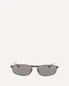Balenciaga Women Rectangular Sunglasses In Black