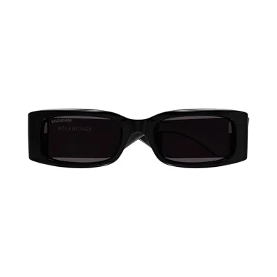 Pre-owned Balenciaga Rectangular Sunglasses 'black' | Women's Size Onesize